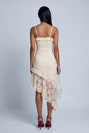 Lace Asymmetrical Dress