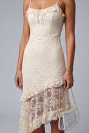 Lace Asymmetrical Dress