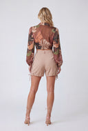 Emmeline Drawstring Cargo Shorts