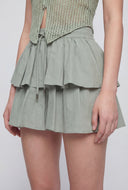 Alisson Tiered Ruffle Skort