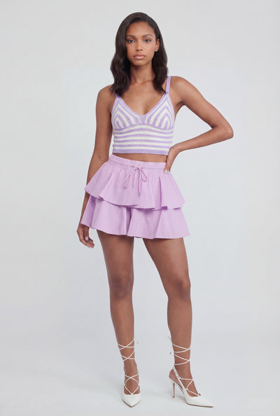 Alisson Tiered Ruffle Skort