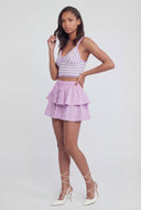 Alisson Tiered Ruffle Skort