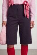 Saylor High Waisted Crepe Knit Bermuda Shorts
