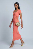 Floral Cutout Maxi Dress