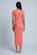Floral Cutout Maxi Dress