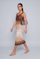 Adrianna Ombre Crochet Maxi Dress