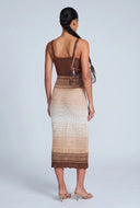 Adrianna Ombre Crochet Maxi Dress