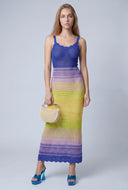Adrianna Ombre Crochet Maxi Dress