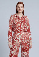 Tropical Button Front Shirt