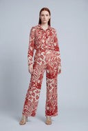 Tropical Button Front Shirt