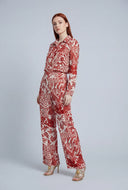 Tropical Button Front Shirt