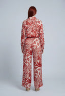Tropical Button Front Shirt