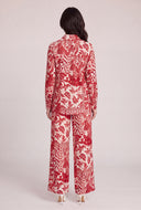 Tropical Scarf Print Palazzo Pants