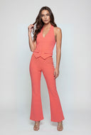 Carter Open Back Halter Vest