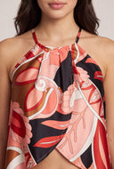 Alora Satin Flyaway Top