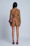 Sariyah Leopard Tie-Front Shirt