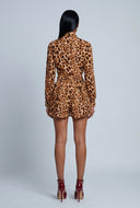 Sariyah Leopard High Waist Shorts