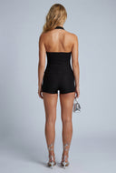 Jimena Zip Front Halter Top