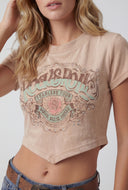 Rock and Roll Acid Wash Top