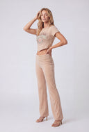 Mineral Wash Fold Over Waist Pants