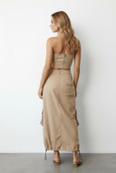 Samira Hyper Stretch Utility Cropped Tube Top