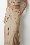 Samira Hyper Stretch Utility Cropped Tube Top