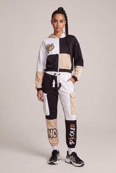 Color Block Graffiti Sweatpants