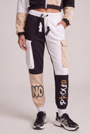 Color Block Graffiti Sweatpants