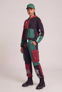 Color Block Graffiti Sweatpants