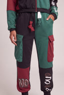 Color Block Graffiti Sweatpants