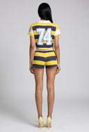 Athletic Color Block Shorts