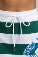 New York Striped Mini Skirt