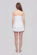 Saige Smocked Ruffled Tube Top