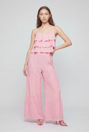 Tiered Palazzo Pants