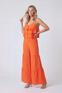 Tiered Palazzo Pants