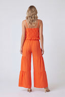 Tiered Palazzo Pants
