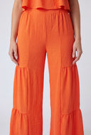 Tiered Palazzo Pants