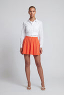 Emersyn Mid Rise Elastic Waist Mini Skirt