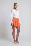 Emersyn Mid Rise Elastic Waist Mini Skirt