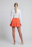 Emersyn Mid Rise Elastic Waist Mini Skirt