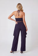 Jamie Flyaway Crepe Halter Blouse