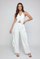 Jamie Flyaway Crepe Halter Blouse