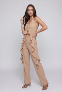 Jamie Crepe Straight-Leg Pants