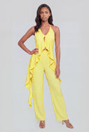 Jamie Crepe Straight-Leg Pants