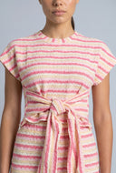 Mariah Striped Tie Waist Top