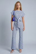 Mariah Striped Tie Waist Top