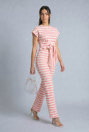 Mariah Striped Bootcut Pants