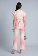 Mariah Striped Bootcut Pants