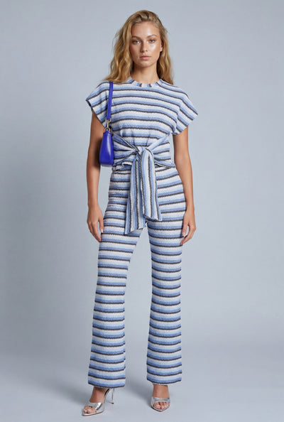Mariah Striped Bootcut Pants