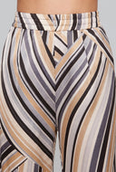 Analeia Striped Satin Palazzo Pants